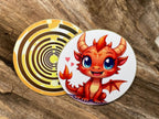33 mm Disc 6er-Set – orangene Dachenpower + Lakhovsky MWO – orange – Produktansicht 9