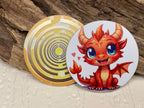 33 mm Disc 6er-Set – orangene Dachenpower + Lakhovsky MWO – orange – Produktansicht 13