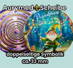 33 mm Scheibe – 6er – Set – Lakhovsky MWO – Puschelpluse – optional mit 3D Ring für Anhänger nutzbar – Produktansicht 3