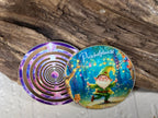 33 mm Scheibe – 6er – Set – Lakhovsky MWO – Puschelpluse – optional mit 3D Ring für Anhänger nutzbar – Produktansicht 4