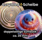 39 mm Scheibe – 6er – Set – Lakhovsky MWO – Wolkenwurli – optional mit 3D Ring für Anhänger nutzbar – Produktansicht 13