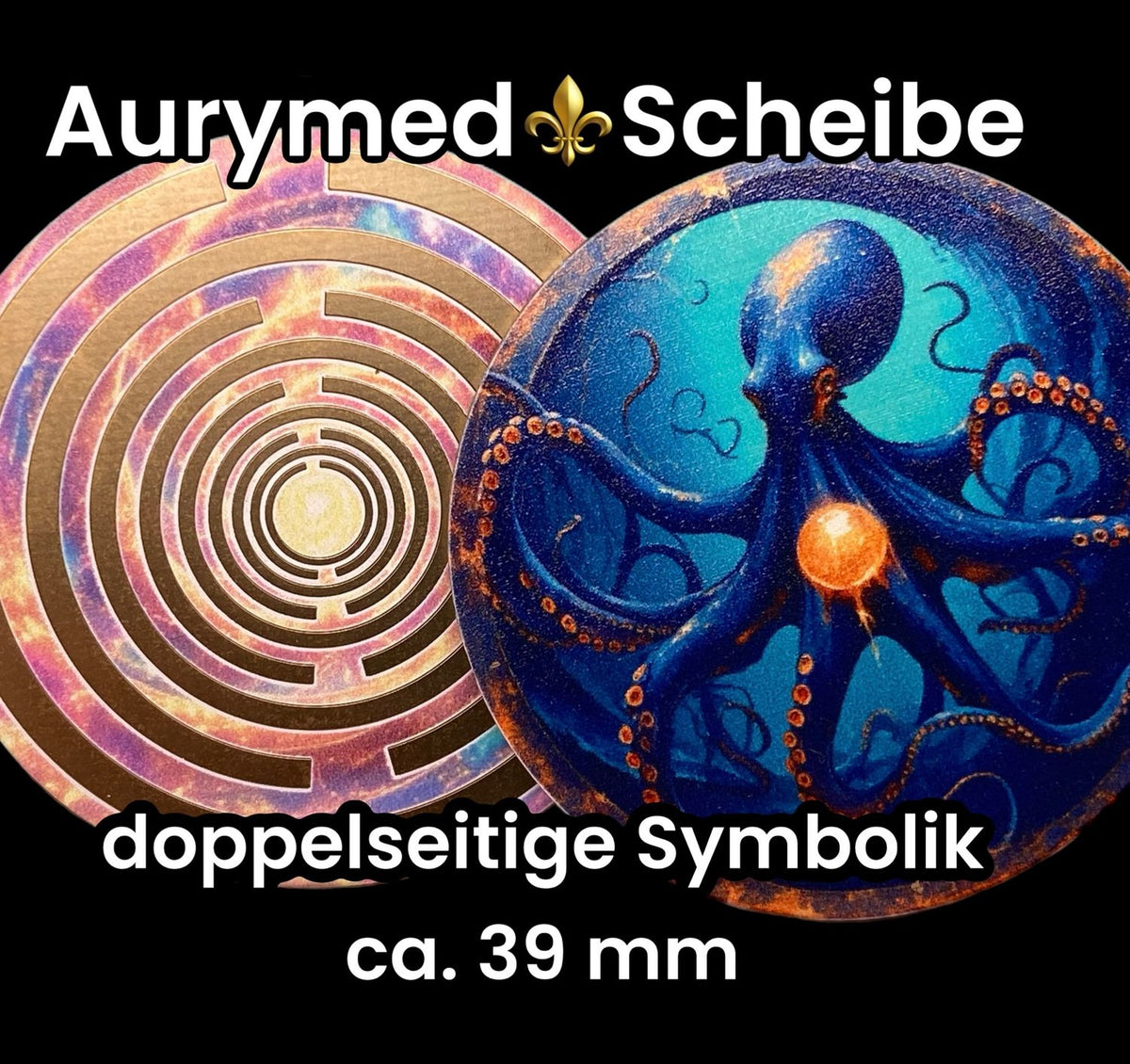 39 mm Scheibe – 6er – Set – Lakhovsky MWO – MIBB – optional mit 3D Ring für Anhänger nutzbar – Produktansicht 7