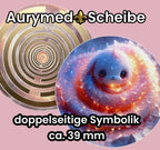 39 mm Scheibe – 6er – Set – Lakhovsky MWO – Wolkenwurli – optional mit 3D Ring für Anhänger nutzbar – Produktansicht 15