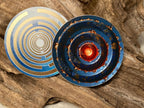 39 mm Scheibe – 6er – Set – Lakhovsky MWO – Feuer & Asphal – optional mit 3D Ring für Anhänger nutzbar – Produktansicht 8