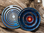 39 mm Scheibe – 6er – Set – Lakhovsky MWO – Feuer & Asphal – optional mit 3D Ring für Anhänger nutzbar – Produktansicht 7