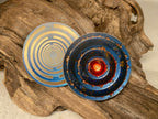 39 mm Scheibe – 6er – Set – Lakhovsky MWO – Feuer & Asphal – optional mit 3D Ring für Anhänger nutzbar – Produktansicht 10