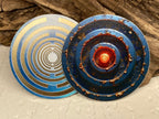 39 mm Scheibe – 6er – Set – Lakhovsky MWO – Feuer & Asphal – optional mit 3D Ring für Anhänger nutzbar – Produktansicht 15