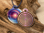 Anhänger Mini Serie rund – Lakhovsky MWOn Symbol Design – Frequenzportal – Produktansicht 1