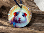 Anhänger Mini Serie rund – Lakhovsky MWOn Symbol Design – Meerschweinchen – Produktansicht 1