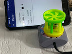 VibraNex Aurycube – Resin Harz – 50 mm Oberflächenplatte – Pinguin – Produktansicht 1