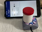 VibraNex Aurycube – Resin Harz – 50 mm Oberflächenplatte – Pinguin – Produktansicht 1